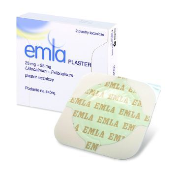 Emla Plaster, 25 mg+25 mg, plastry lecznicze, 2 szt.