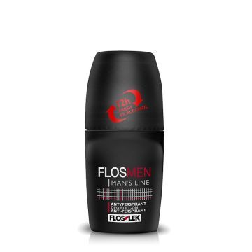 Flos-Lek Men, antyperspirant,deo,roll-on, 50ml