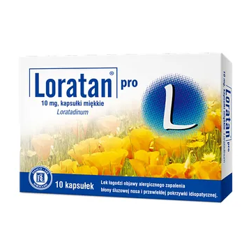 Loratan pro, 10 mg, kapsułki miękkie, 10 szt.