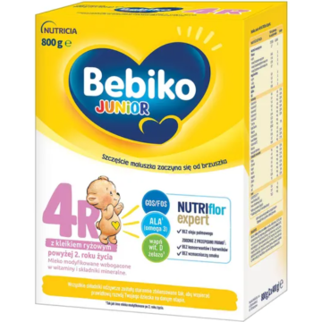 Bebiko Junior 4 NUTRIflor Expert, odżywcza formuła na bazie mleka, powyżej 2. roku życia, proszek, 350 g