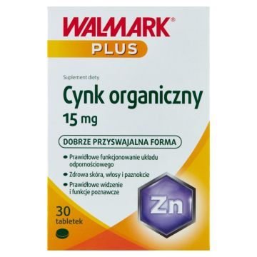 Cynk, 15 mg, tabletki, 30 szt. (Walmark)