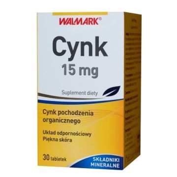 Cynk, 15 mg, tabletki, 30 szt. (Walmark)