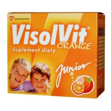 Visolvit Junior Orange, granulat w saszetkach, musujący, 10 szt.