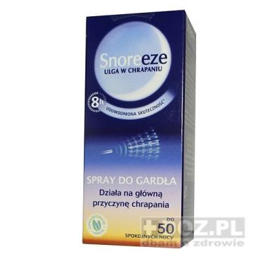 Snoreeze, spray do gardła, przeciw chrapaniu, 23,5 ml