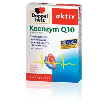 Doppelherz aktiv Koenzym Q10, 30 mg, kapsułki, 30 szt.