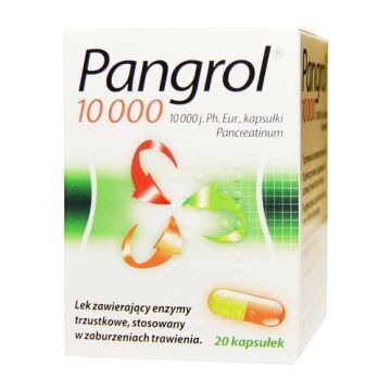 Pangrol 10 000, kapsułki, 20 szt.