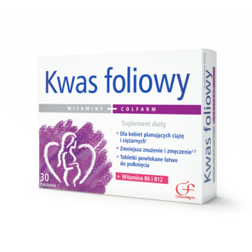 Max Kwas Foliowy (Kwas foliowy), tabl.powl., 30 szt