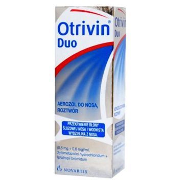 Otrivin Ipra MAX, 0,5 mg+0,6 mg/ml, aerozol do nosa, 10 ml