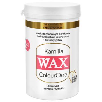 WAX angielski PILOMAX Colour Care WAX Kamille, maska regenerująca do włosów farbowanych i jasnych, 480 ml (480 g)