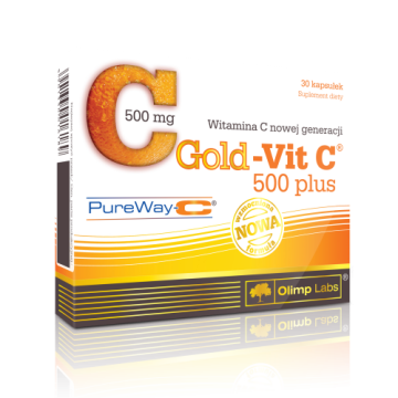 Olimp Gold-Vit C 500 plus Pure Way C, kapsułki, 30 szt.