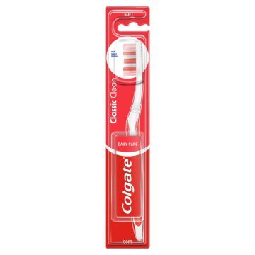 Colgate Classic Clean, szczoteczka, miękka, 1 szt.