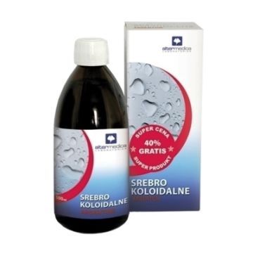 Srebro koloidalne 37 PPM, tonik, 300 ml + 200 ml