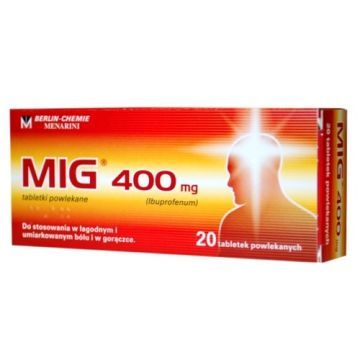 MIG, 400 mg, tabletki powlekane, 20 szt.