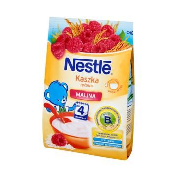 Nestle, kaszka, ryzowa malina,(Bfds),po 4m-cu, 180g