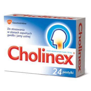 Cholinex, 150 mg, pastylki do ssania, 24 szt.