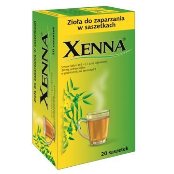 Xenna, zioła na zaparcia, fix, 20 szt.