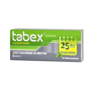 Tabex, 1,5 mg, tabletki powlekane, 100 szt.