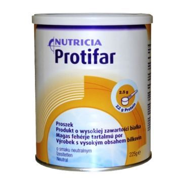 Protifar, produkt wysokobiałkowy, proszek o smaku neutralnym, 225 g