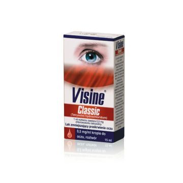 Visine Classic, 0,5 mg/ml, krople do oczu, 15 ml