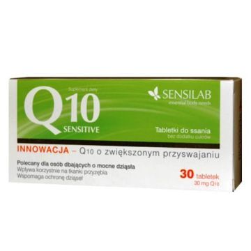 Pharmasis Q10 Sensitive, tabletki do ssania, 30 szt.