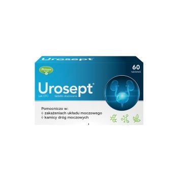 Urosept, tabletki drażowane, 60 sztuk