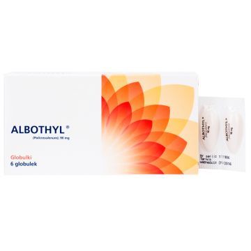 Albothyl, 90 mg, globulki dopochwowe, 6 szt.