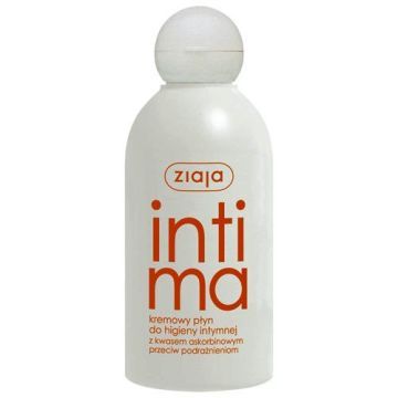 Ziaja Intima, kremowy płyn do higieny intymnej z kwasem askorbinowym, 200 ml