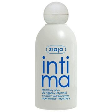 Ziaja Intima, kremowy płyn do higieny intymnej z kwasem laktobionowym, 200 ml