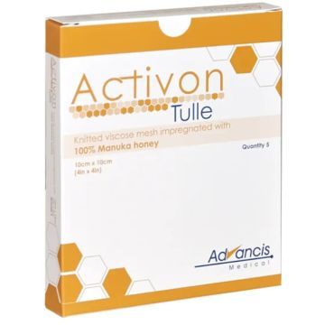 Activon Tulle, opatr.nasacz.miodem Manuka,10 cmx10 cm, 5szt