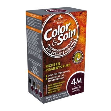 Color&Soin, farba do włosów, mahoniowy kasztan (4M), 135ml