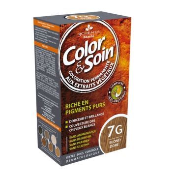 Color&Soin, farba do włosów, złocisty blond  (7G), 135 ml