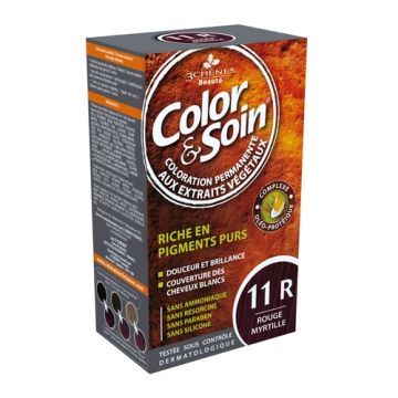 Color&Soin, farba do włosów, czerwono-fioletowy (11R), 135 ml