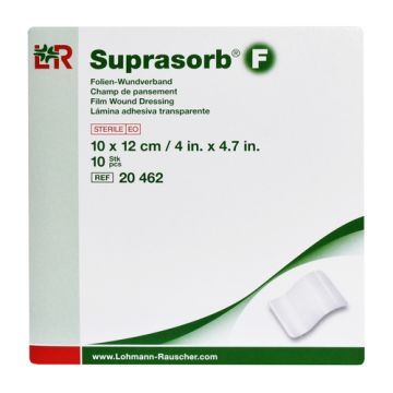 Suprasorb F,opatr.przezr,jalowy,samoprz,10x12cm,10szt(20462)