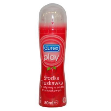 Durex Strawberry, żel intymny, 50 ml