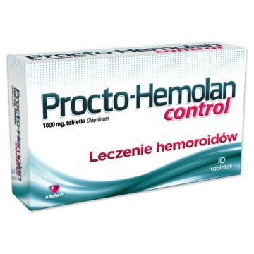 Procto-Hemolan control, 1000 mg, tabletki, 20 szt.