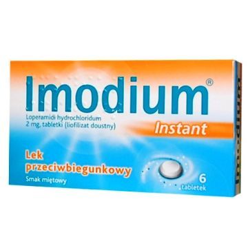 Imodium Instant, 2 mg, tabletki ulegające rozpadowi w jamie ustnej, 6 szt.