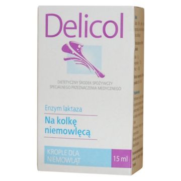 Delicol, krople dla niemowląt, 15 ml