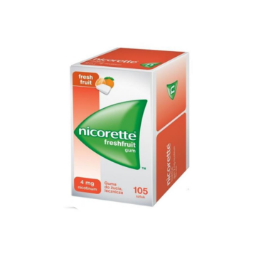 Nicorette FreshFruit Gum, 4 mg, guma do żucia, 105 szt.