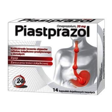 Helicid MAX (Piastprazol), 20 mg, kapsułki dojelitowe twarde, 14 szt.