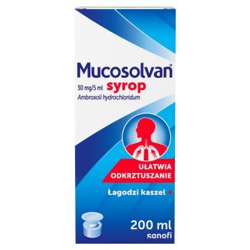 Mucosolvan, 30 mg/5 ml, syrop, 200 ml