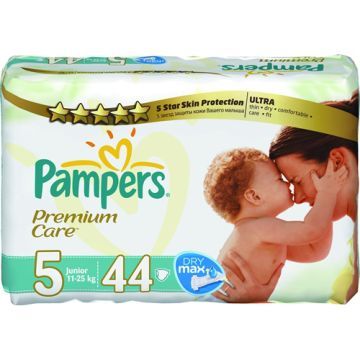 Pampers Premium Care, 5, (11-16kg), 44 szt