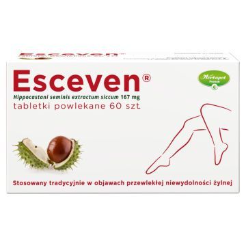 Esceven, 167 mg, tabletki powlekane, 60 szt.