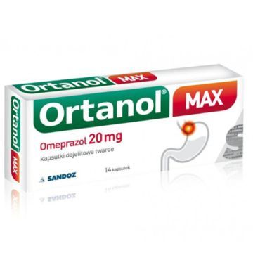 Ortanol Max, 20 mg, kapsułki dojelitowe twarde, 14 szt.