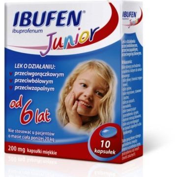 Ibufen Junior, 200 mg, kapsułki miękkie, 10 szt.