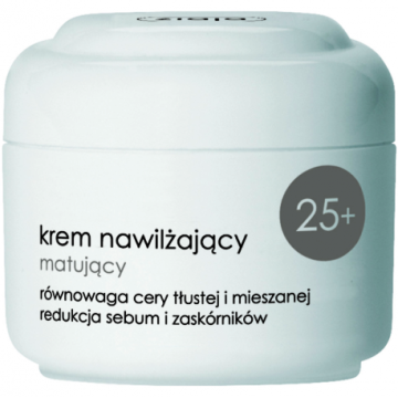 Ziaja 25+, krem nawilżający, matujący, 50 ml