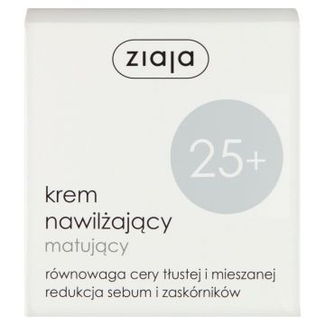 Ziaja 25+, krem nawilżający, matujący, 50 ml