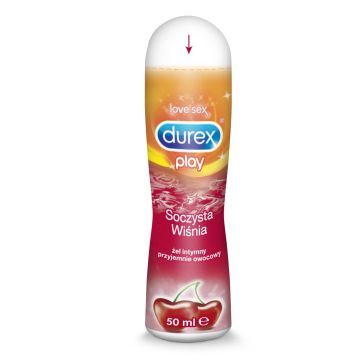 Durex Wiśniowy, żel intymny przyjemnie owocowy, 50 ml