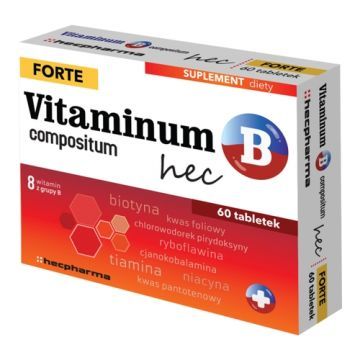 Vit. B compositum Forte hec,tabl.,60 szt