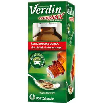 Verdin Complexx, krople, trawienne, 40 ml