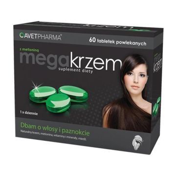 Mega Krzem, tabletki z metioniną, 60 szt.